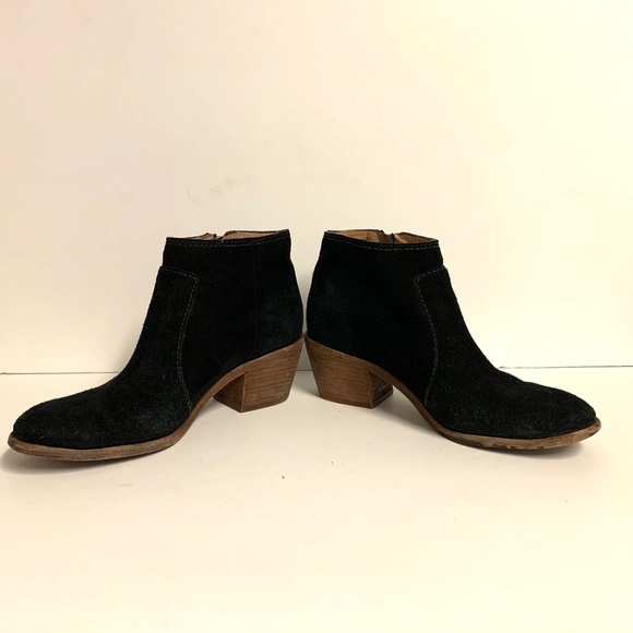 SALE‼️ MADEWELL Black Janice Suede Leather Boots - Picture 4 of 7